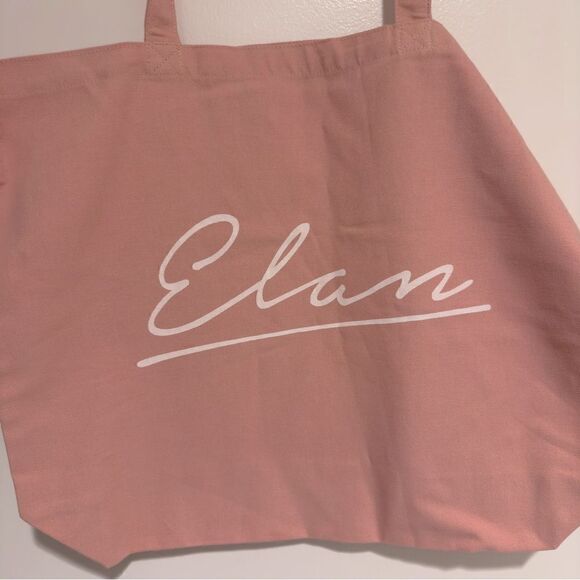 Elan Pink Canvas Reusable Tote Bag - Picture 2 of 4